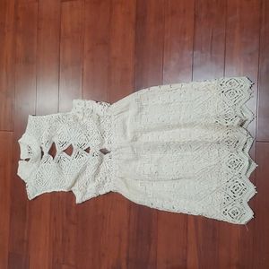 Cut out Backless Mini Dress